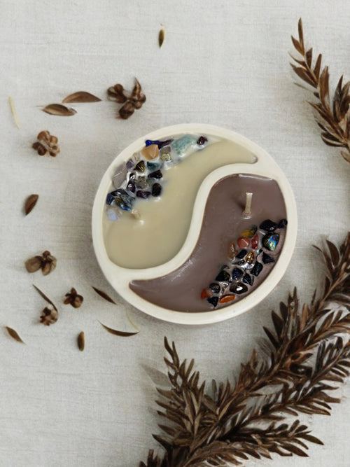 "YING-YANG" sojas vaska svece